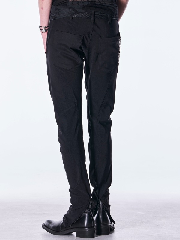 (ͽ���ʡ�10������11������ͽ��/kiryuyrik������奦����奦/Denim Curve Pants/Black