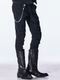 (ͽ���ʡ�10������11������ͽ��/kiryuyrik������奦����奦/Denim Curve Pants/Black