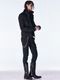 (ͽ���ʡ�10������11������ͽ��/kiryuyrik������奦����奦/Denim Curve Pants/Black