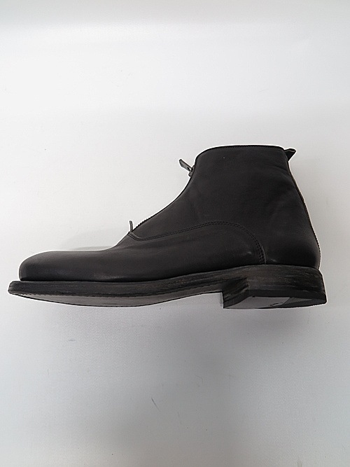 SALE30%OFF/Portailleݥ륿/front zip bootsSoft tanned horse leatherϳס : Black.