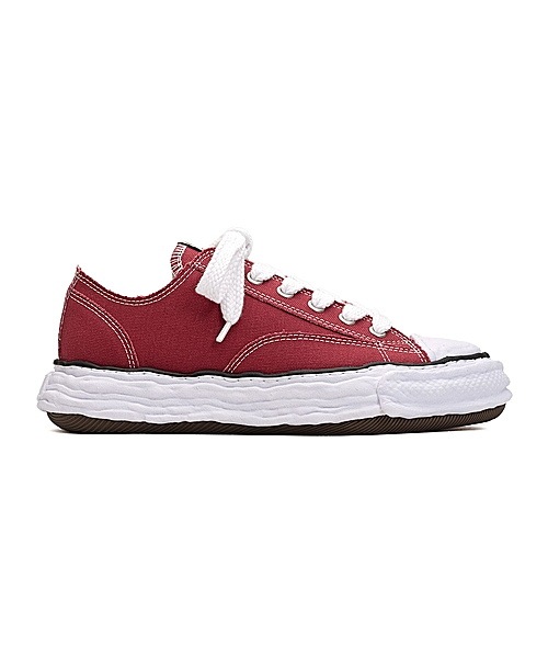 �㴰���Maison MIHARA YASUHIRO�� PETERSON 23 low original sole canvas Low-Top sneakersr/RED