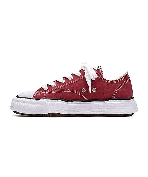 �㴰���Maison MIHARA YASUHIRO�� PETERSON 23 low original sole canvas Low-Top sneakersr/RED