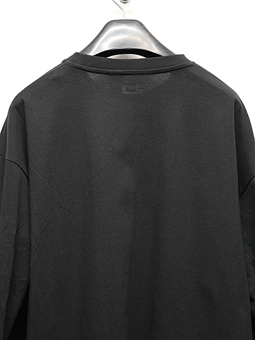 Ground Y饦ɥ磻/NEWERA L/S Oversized Performance Tee/BLACK