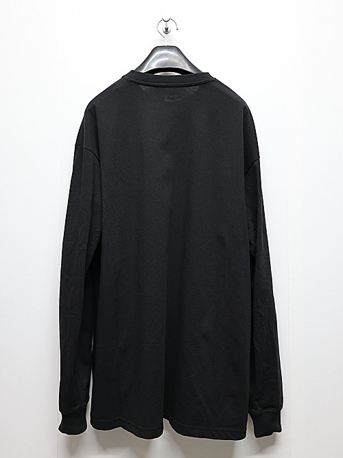 Ground Y饦ɥ磻/NEWERA L/S Oversized Performance Tee/BLACK