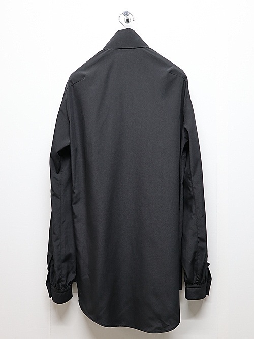 (ͽʡ910ͽ/THE ONENESSͥ/Recycle PE Broad Single Frill Shirt/Black