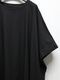 Ground Y�����饦��ɥ磻/30 HARD TWIST STRETCH JERSEY SIDE BUTTON BIG SHORT SLEEVED T/BLACK