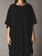 Ground Y�����饦��ɥ磻/30 HARD TWIST STRETCH JERSEY SIDE BUTTON BIG SHORT SLEEVED T/BLACK