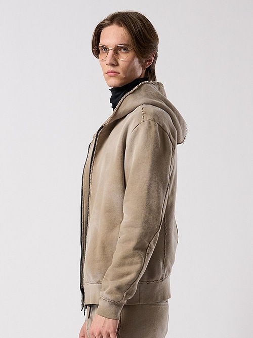 (ͽ���ʡ�9��10������ͽ��/wjk�����֥른��������/fade zip-up hoodie/fade beige