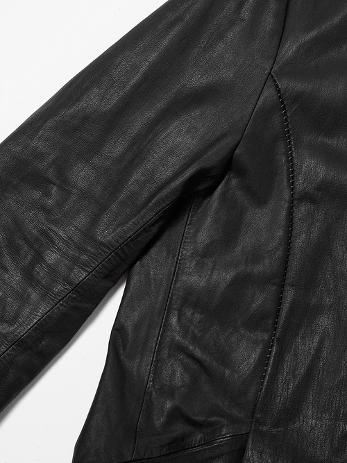 �㴰���RIPVANWINKLE����åץ����󥦥��󥯥�/COW LEATHER JACKET CARDE/BLACK
