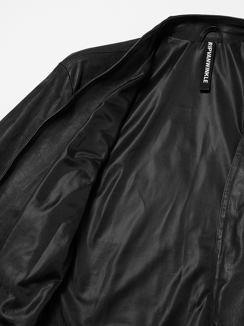 �㴰���RIPVANWINKLE����åץ����󥦥��󥯥�/COW LEATHER JACKET CARDE/BLACK