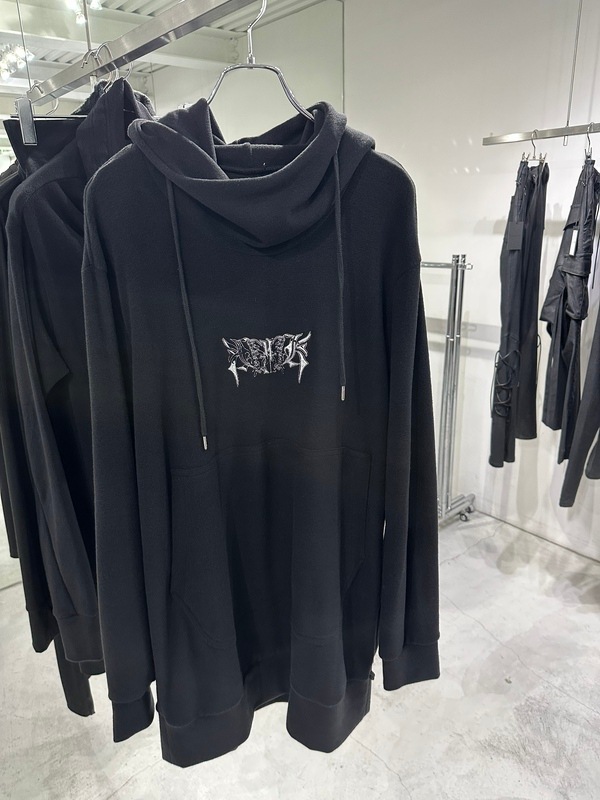 (ͽ���ʡ�10������11������ͽ��/kiryuyrik������奦����奦/Heat Tech Jersey High Neck Hoodie/Black