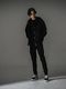 �㴰���RESOUND CLOTHING���ꥵ����ɥ���������/blister Varsity hoodie/BLACK