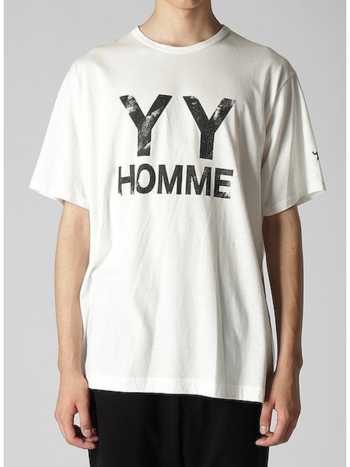 SALE40%OFF/Yohji Yamamoto襦ޥ/30/-COMBED SINGLE J YYH PT SHORT SLEEVE T/OFFWHT.