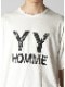 SALE40%OFF/Yohji Yamamoto襦ޥ/30/-COMBED SINGLE J YYH PT SHORT SLEEVE T/OFFWHT.