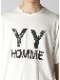 Yohji Yamamoto襦ޥ/30/-COMBED SINGLE J YYH PT SHORT SLEEVE T/OFFWHT