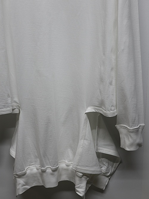 SALE40%OFF/Ground Y饦ɥ磻/30/- COTTON JERSEY SLASH PIPING T-SHIRT/WHITE