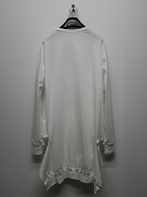 SALE40%OFF/Ground Y饦ɥ磻/30/- COTTON JERSEY SLASH PIPING T-SHIRT/WHITE