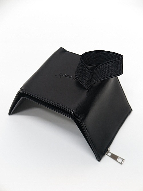 SALE40%OFF/Ground Y饦ɥ磻/Eco leather threefold mini wallet/BLACK.