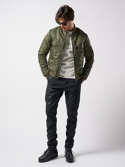 �㴰���wjk�����֥른��������/coating draping pants/black