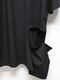 Ground Y�����饦��ɥ磻/30 HARD TWIST STRETCH JERSEY LEFT SIDE CUT OUT SHORT SLEEVED T/BLACK