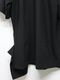 Ground Y�����饦��ɥ磻/30 HARD TWIST STRETCH JERSEY LEFT SIDE CUT OUT SHORT SLEEVED T/BLACK