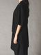 Ground Y�����饦��ɥ磻/30 HARD TWIST STRETCH JERSEY LEFT SIDE CUT OUT SHORT SLEEVED T/BLACK