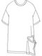 Ground Y�����饦��ɥ磻/30 HARD TWIST STRETCH JERSEY LEFT SIDE CUT OUT SHORT SLEEVED T/BLACK