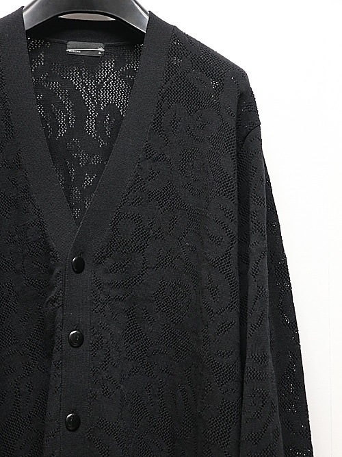 LAD MUSICIAN����å� �ߥ塼�������/FLOWER MESH CARDIGAN/BLACK