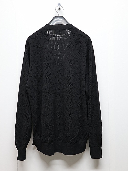 LAD MUSICIAN����å� �ߥ塼�������/FLOWER MESH CARDIGAN/BLACK