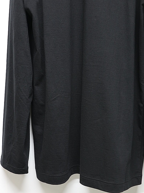 Ground Y�����饦��ɥ磻/30/- COTTON JERSEY LONG SLEEVED T/BLACK