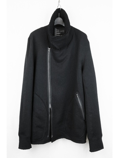 nude:masahiko maruyama ̡:ޥҥޥ/Wool Cotton Dread Boa ZIPUP JACKET/Black