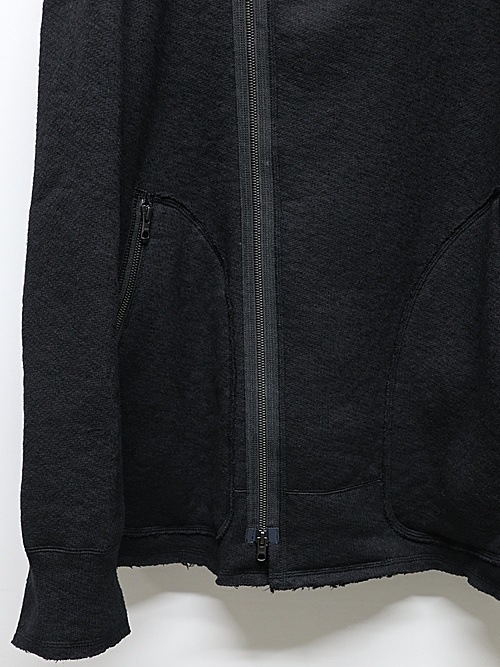 nude:masahiko maruyama ̡:ޥҥޥ/Wool Cotton Dread Boa ZIPUP JACKET/Black