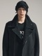 nude:masahiko maruyama ̡:ޥҥޥ/Wool Cotton Dread Boa ZIPUP JACKET/Black
