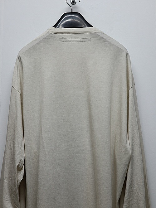 JULIUSꥦ/COTTON/MODAL JERSEY CUT & SEWN3/OFF WHITE