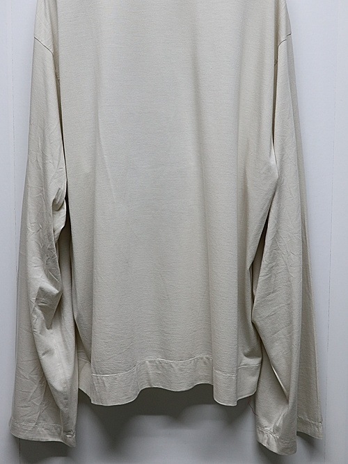 JULIUSꥦ/COTTON/MODAL JERSEY CUT & SEWN3/OFF WHITE