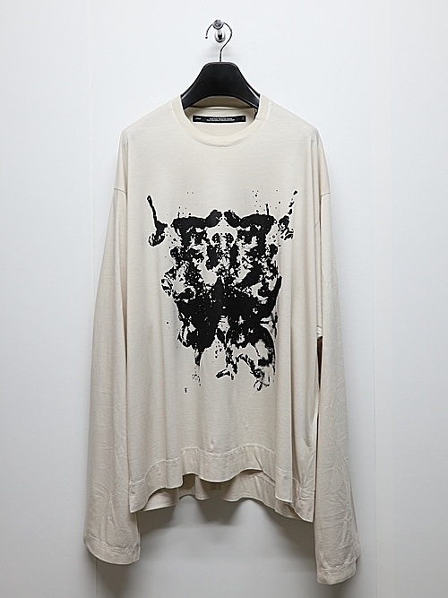 JULIUSꥦ/COTTON/MODAL JERSEY CUT & SEWN3/OFF WHITE