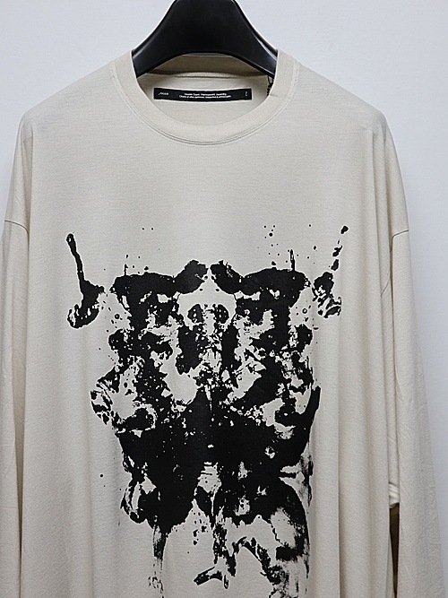 JULIUSꥦ/COTTON/MODAL JERSEY CUT & SEWN3/OFF WHITE