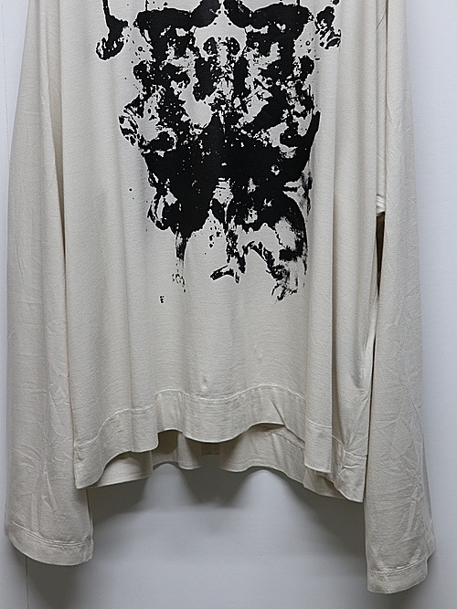 JULIUSꥦ/COTTON/MODAL JERSEY CUT & SEWN3/OFF WHITE