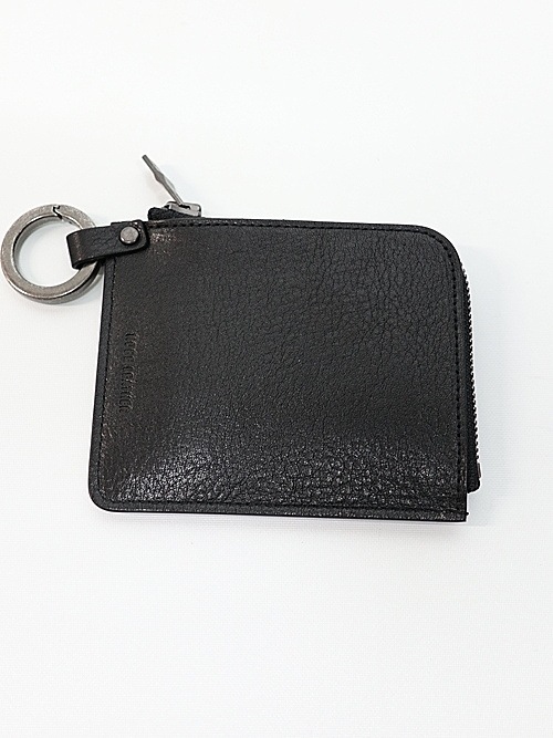 �㴰���wjk�����֥른��������/KOBE LEATHER mini wallet/black