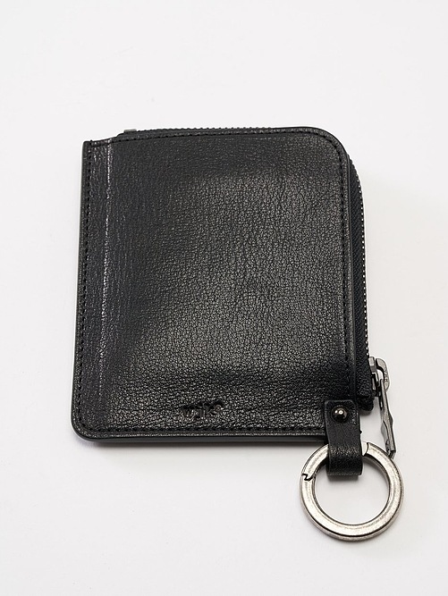 �㴰���wjk�����֥른��������/KOBE LEATHER mini wallet/black