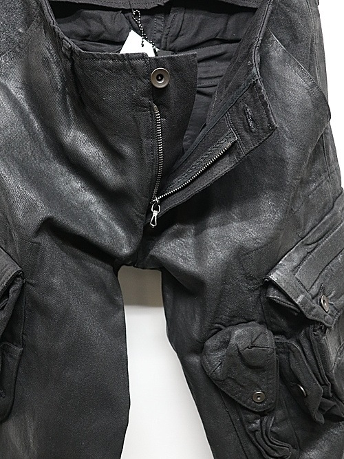 JULIUS����ꥦ��/10oz DENIM TROUSERS7/BLACK