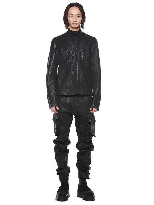 JULIUS����ꥦ��/10oz DENIM TROUSERS7/BLACK