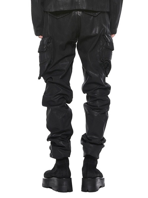 JULIUS����ꥦ��/10oz DENIM TROUSERS7/BLACK