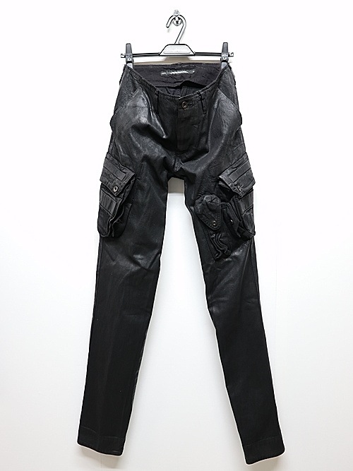 JULIUS����ꥦ��/10oz DENIM TROUSERS7/BLACK