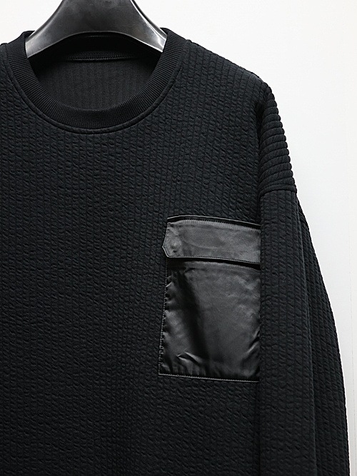 RESOUND CLOTHINGꥵɥ/Stripe quilting drop trainer/BLACK