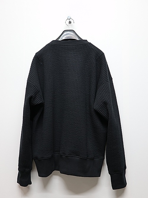 RESOUND CLOTHINGꥵɥ/Stripe quilting drop trainer/BLACK