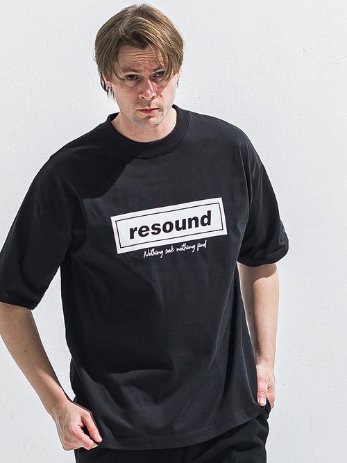 (ͽ���ʡ�5��6������ͽ��/40TH RESOUND CLOTHING���ꥵ����ɥ���������/BOX OVER TEE/BLACK