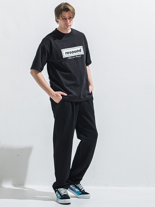 (ͽ���ʡ�5��6������ͽ��/40TH RESOUND CLOTHING���ꥵ����ɥ���������/BOX OVER TEE/BLACK
