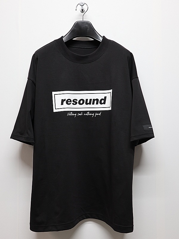 �㴰���RESOUND CLOTHING���ꥵ����ɥ���������/BOX OVER TEE/BLACK