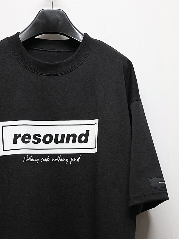 �㴰���RESOUND CLOTHING���ꥵ����ɥ���������/BOX OVER TEE/BLACK